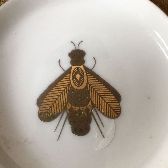 Saucers set up two vintage, Geogres Briard, Golden Bay, saucers - Picture 2 of 4